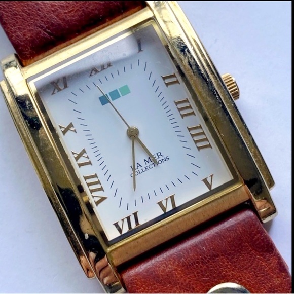 La Mer Quartz Analog Women's Watch Leather Band - Picture 1 of 16